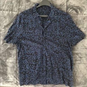 Leopard Print Button Up